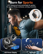 Wireless Earbuds, Sports Bluetooth 5.4 Headphones, Ear Buds - Image 2