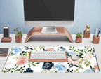 Gaming Green Desk Mat Desk Mouse Pads Purple Blue Pink Floral Mouse Pad Large - Image 5
