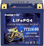 YTX14-BS Lithium Motorcycle Battery, ATV Battery 12V 8AH 600CCA Compatible - Image 8