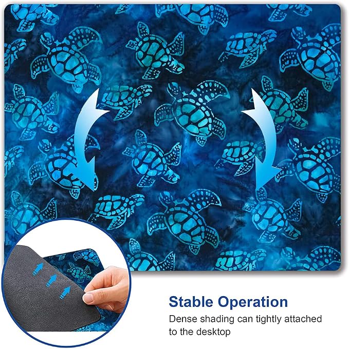 Mouse Pad, Animal Mouse Pad Custom Design, Square Waterproof Mouse Pad Non-Slip - Image 6