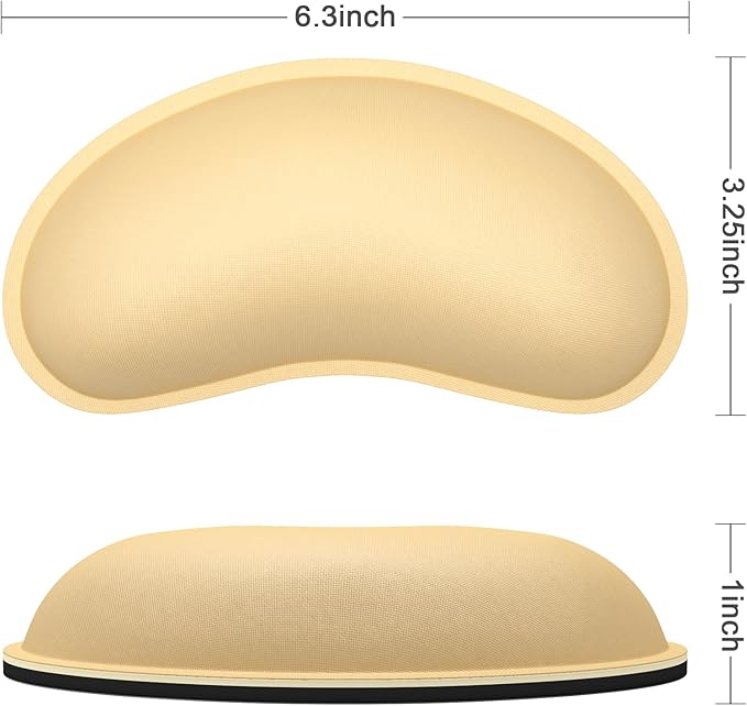 Dapesuom Mouse Wrist Rest, Ergonomic Memory Foam Mouse Wrist - Image 6