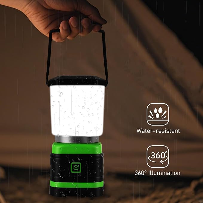 Lichamp LED Camping Lantern, Battery Powered LED Lights Camping Essentials - Image 4