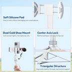 ULANZI TT88 Magnetic Tripod for iPhone, 2-in-1 Phone Clip & Dual Cold Shoe - Image 8