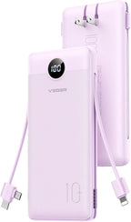 VEGER Travel Essential AC Wall Plug Portable Charger, 10000mah Slim Portable by VEGER