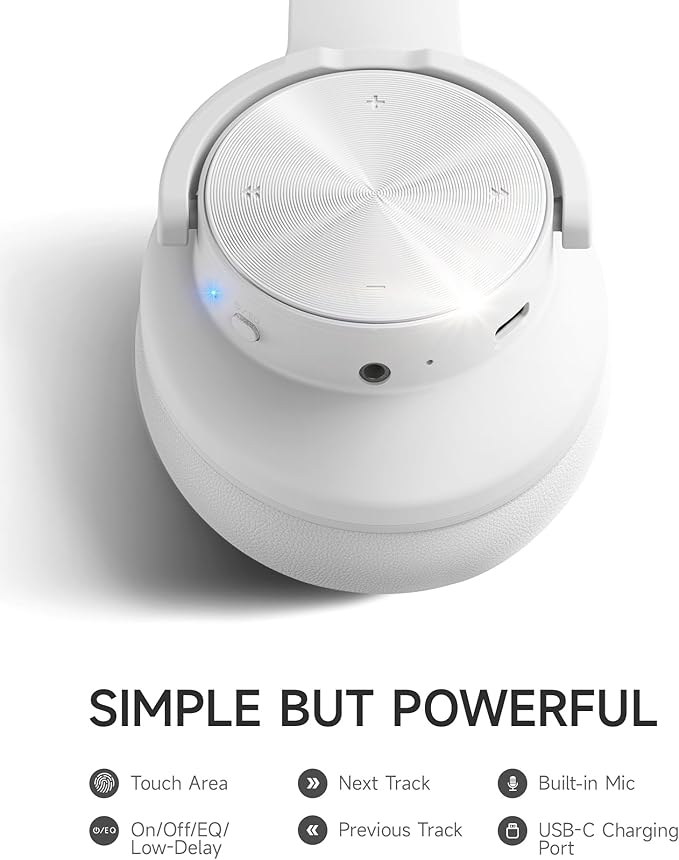 Picun B8 Bluetooth Headphones, 120 Hours Headphone Wireless Bluetooth, - Image 7
