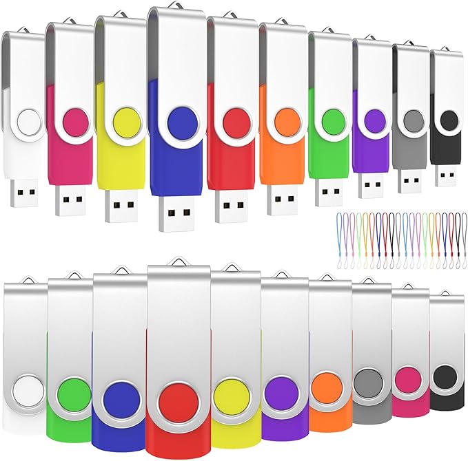 ABLAZE Flash Drives 16GB 20 Pack, USB 2.0 Thumb Drive Bulk by ABLAZEGlobal