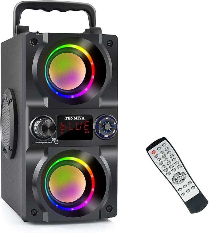 Bluetooth Speaker, 40W Portable Wireless Speaker by TENMIYA