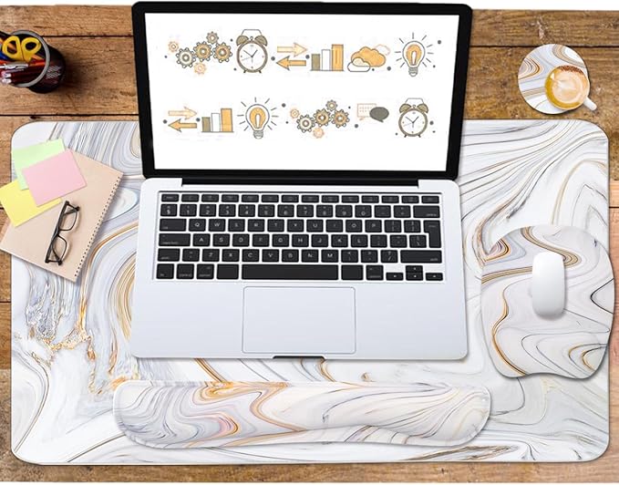 Keyboard Wrist Rest Large Mouse Pad Wrist Support - Image 6