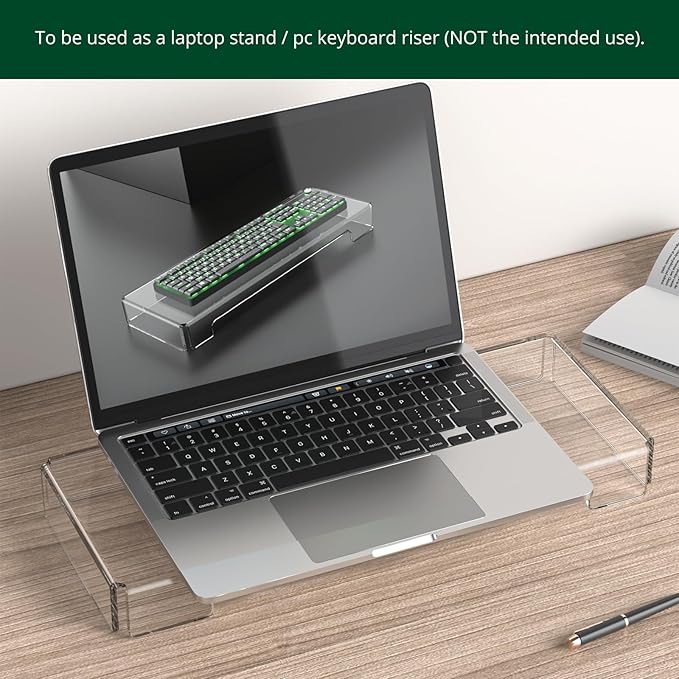 Acrylic Computer Keyboard Cover, Mechanical Keyboard Dust Cover PC Keyboard Cat - Image 7