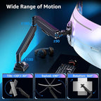 MOUNTUP Ultrawide Monitor Arm for 17-43 inch Curved Screen, Holds 2.2 to 33 lbs - Image 3