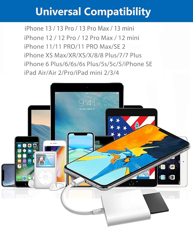 Apple Lightning to SD & TF Card Dual Slot Reader - Image 5