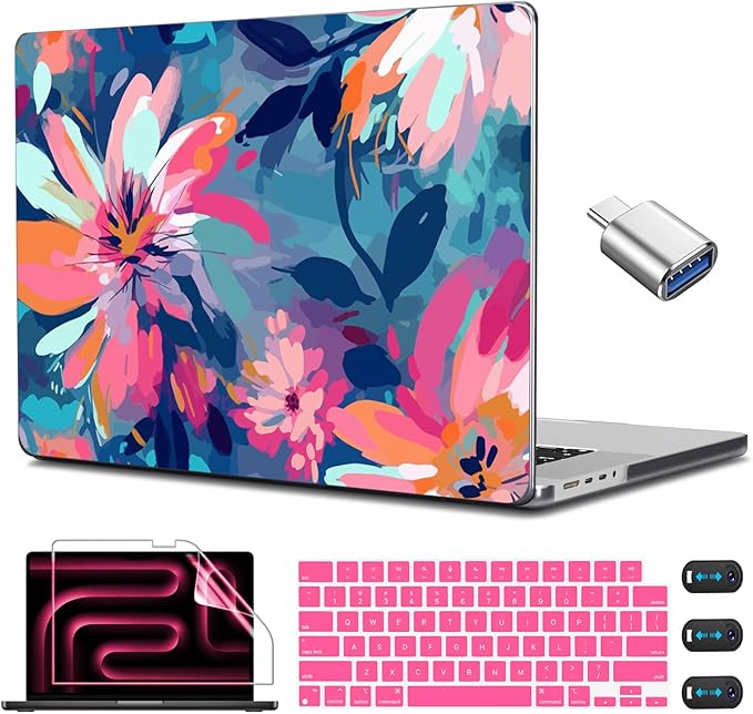 CISSOOK Compatible with MacBook Pro 14 inch Case 2024, 2023 2022 2021 Release by CISSOOK