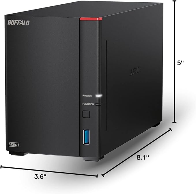 BUFFALO LinkStation 720 16TB 2-Bay Home Office Private Cloud Data Storage - Image 10
