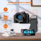 Soonpho M2 Motorized Rotating Panoramic Tripod Head, Remote Control Pan Tilt - Image 5