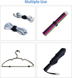 200 PCS 6 Inches Black Reusable Cable Ties, Adjustable Cord Straps, Cable - Image 4
