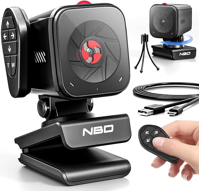 NBD 2K Webcam for PC & Laptop, Autofocus Computer Camera by NBDDIGITAL