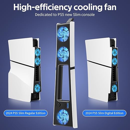 Cooling Fan for PS5 Slim, Compatible - Image 2