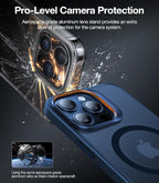 TORRAS Magnetic for iPhone 15 Pro Max Case Slim Hard Back Soft Edge - Image 5