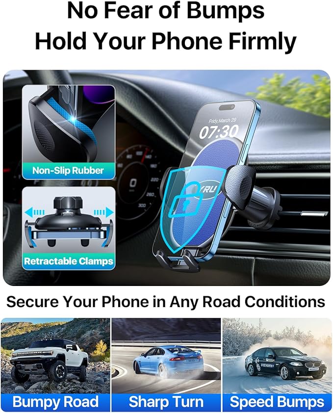 YRU Car Phone Holder, Phone Holders - Image 4