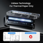 Portable Printers Wireless for Travel, Inkless Printer for Phone & Laptop - Image 4