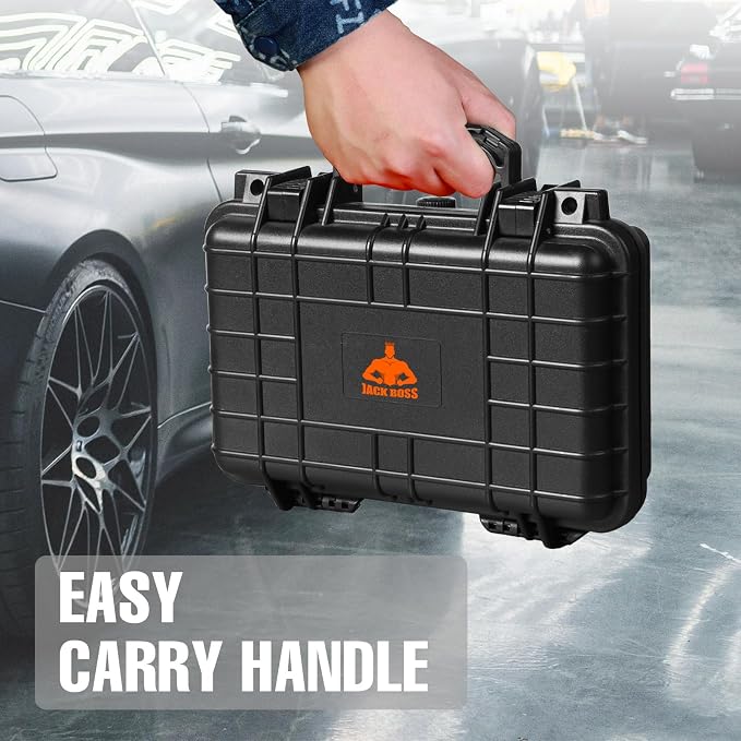 11.3x 7x 2.3 Inch Hard Case, Portable Weather Waterproof Protective Camera Case - Image 6