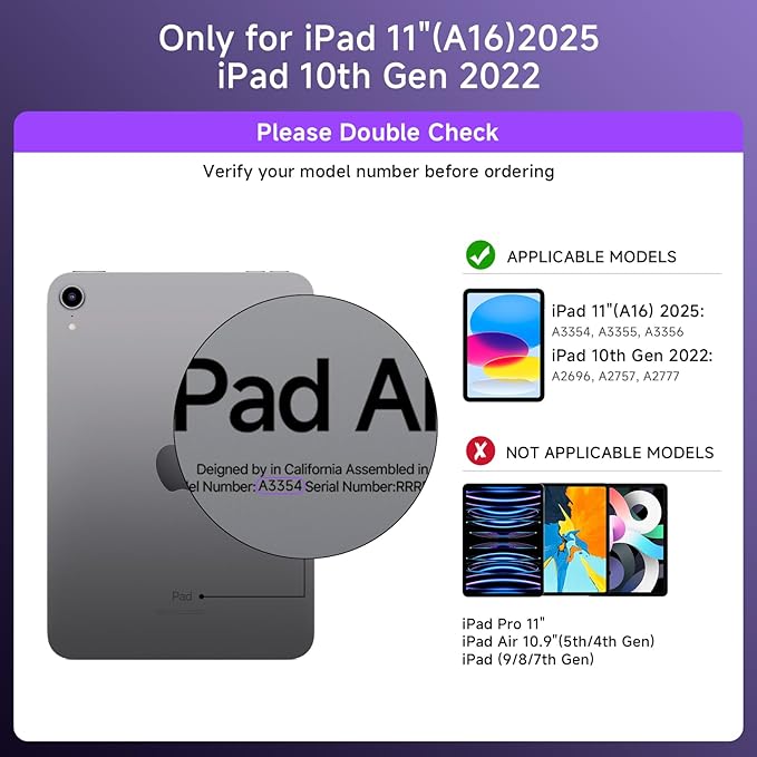 Transparent Case with Keyboard for iPad 11th Gen 11 Inch. & 2022 iPad 10th Gen - Image 2