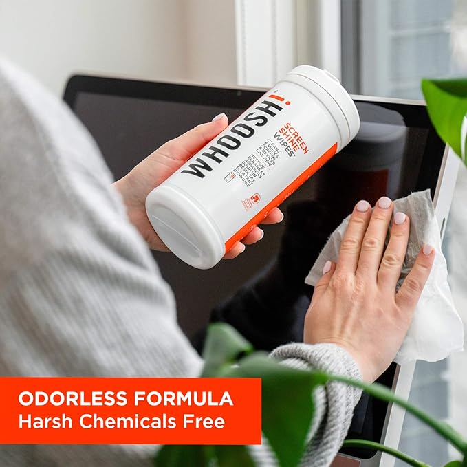 WHOOSH! Screen Shine 90 Count Touch Screen Cleaner Wipes - Image 3