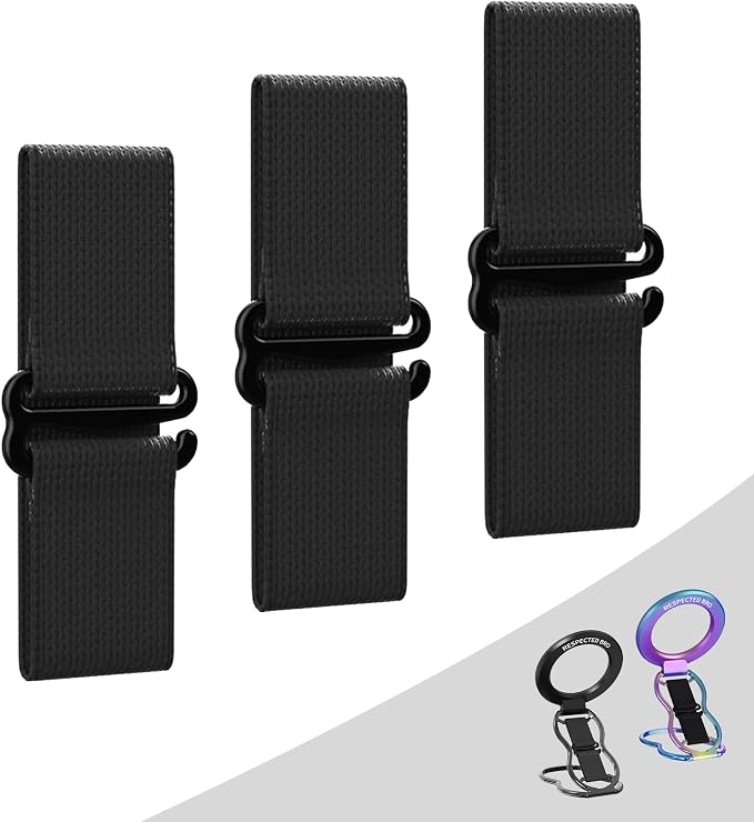RESPECTED-BRO-Magnetic-Phone-Grip-Stand-with-Finger-Strap, 4-in-1 Magnetic Ring by RespectedBro