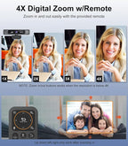 Spedal 4K UHD Webcam with Built-in AI Noise Reduction Dual Microphones - Image 4