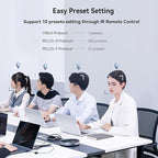 Tenveo UHD 4K PTZ Conference Room Camera 12X Optical Zoom USB3.0/HDMI Wide View - Image 5