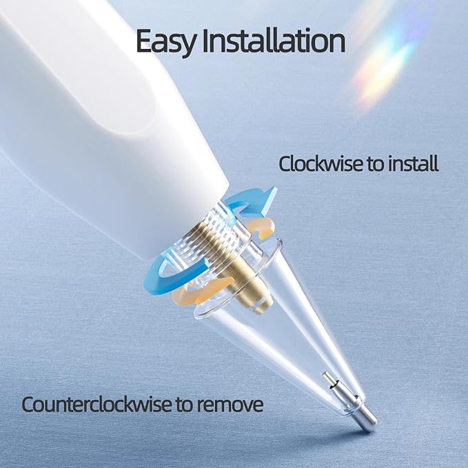 Replacement Pencil Tips for Apple Pencil Pro, Fine Point Metal Tip for Apple - Image 6