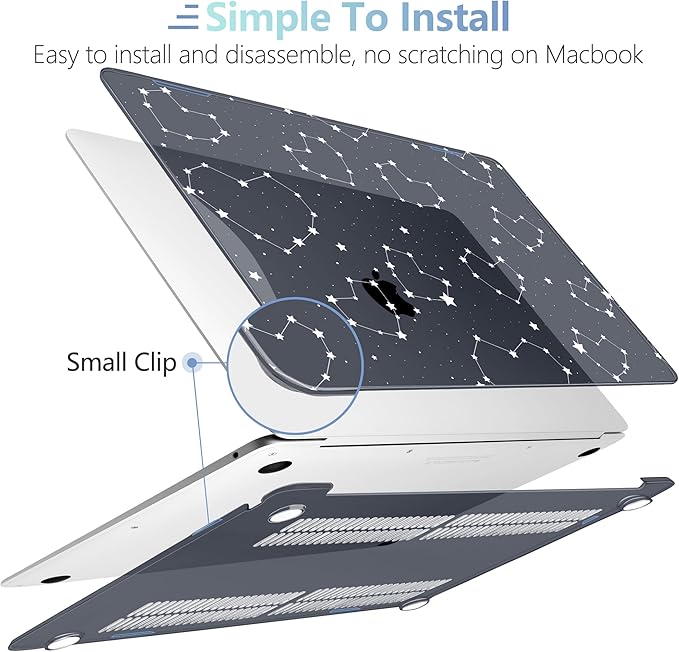 MEEgoodo for MacBook Air 13 inch Case 2021 2020 2019 2018 Released A2337 M1 - Image 4