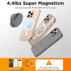 Magnetic Phone Ring Grip Holder, Silicone Finger Loop Grip, Compatible - Image 6