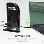 Plugable 14-in-1 USB C Docking Station | 4X HDMI Quad Dock - Image 5