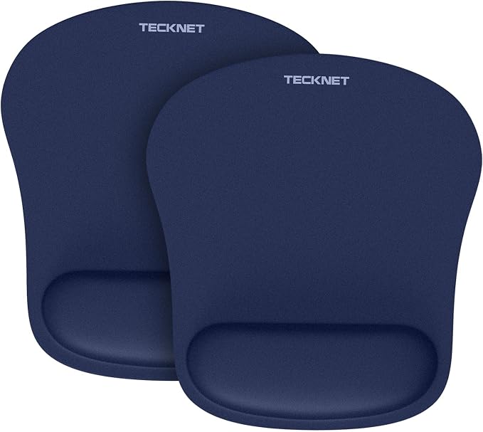 TECKNET 2 Pack Mouse Pad with Wrist Support, Ergonomic Gaming Mouse Pad Pain by Tecknet