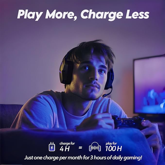 NUBWO G06 Dual Wireless Gaming Headset - Image 6