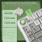 RK ROYAL KLUDGE L75 Gasket Mount Mechanical Keyboard w/Knob/Macro Keys & - Image 5