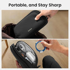 tomtoc Electronic Organizer Travel Case, Water Resistant Dual Compartment Tech - Image 10