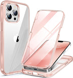 Miracase Glass Case for iPhone 13 Pro Max 6.7 inch, Upgrade Full-Body Clear by Miracase