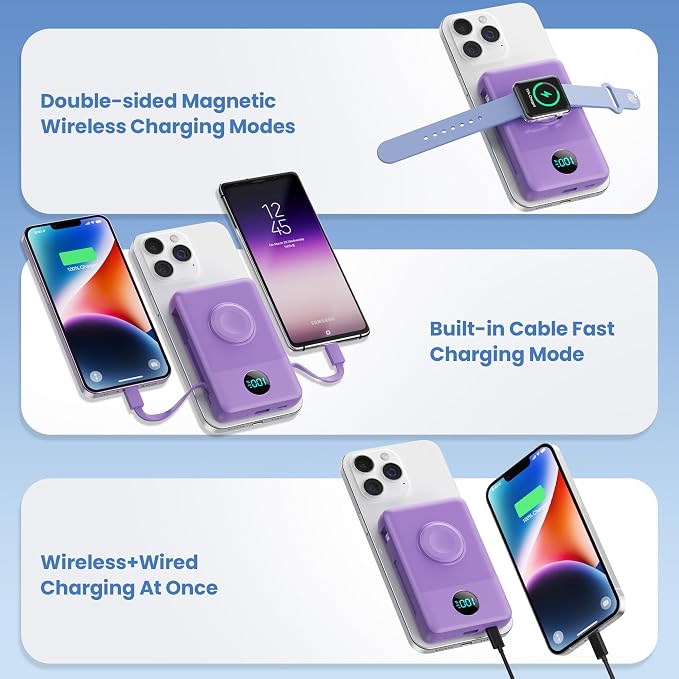 Magnetic Portable Charger 10800mAh - Image 4