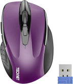 TECKNET Wireless Mouse, 2.4G Ergonomic Optical Mouse, Computer Mouse by Tecknet