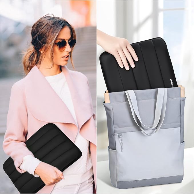 Laptop Sleeve Bag, 15 15.6 16 Inch TSA Laptop Bag Protective Sleeve Waterproof - Image 6