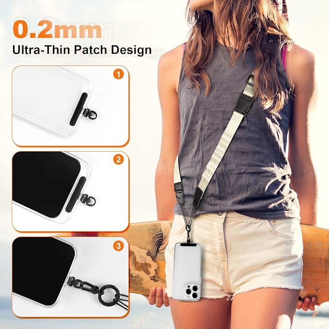 Adjustable Crossbody Phone Lanyard, Universal Phone Wrist Strap and Phone Neck - Image 5