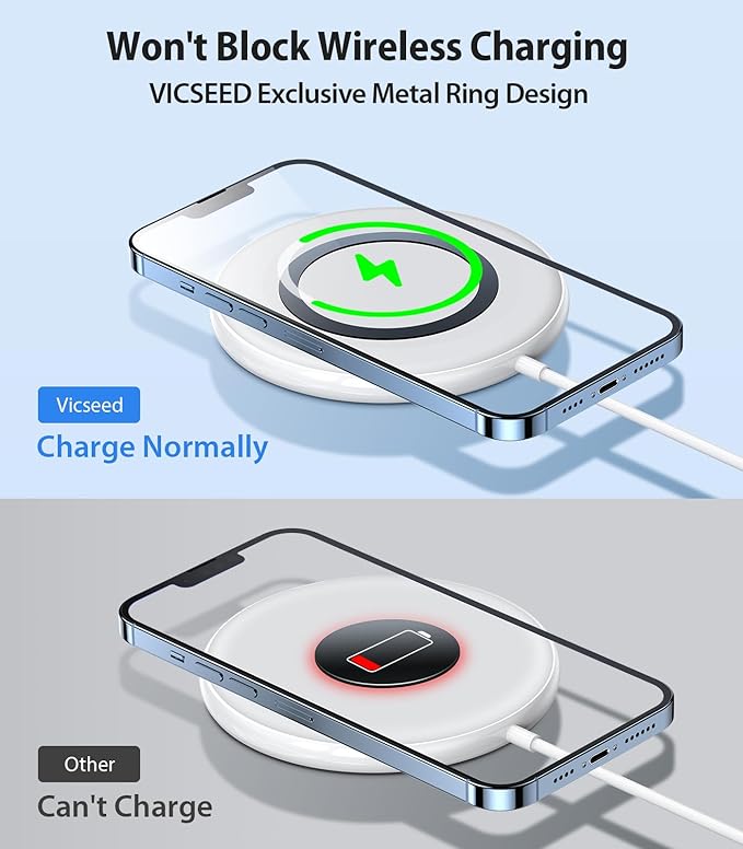 VICSEED for MagSafe Car Mount Magnetic Phone Holder for Car Vent 360 Adjustable - Image 8