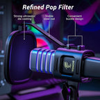 TONOR RGB USB Microphone, Cardioid Condenser Computer PC Mic - Image 6