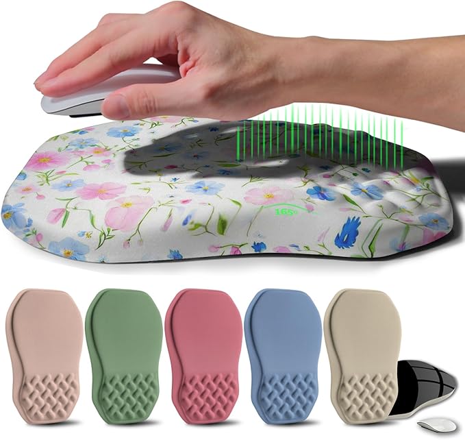 Ergonomic Raised Mouse Pad Wrist Support by Gleamtide