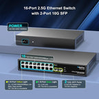 18 Port 2.5Gb Unmanaged Ethernet Switch - Image 2