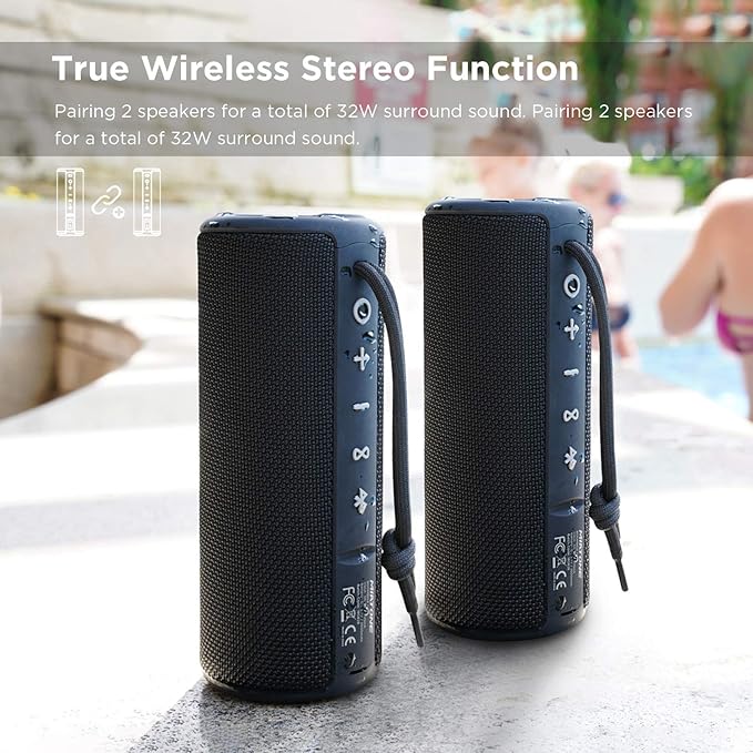 MIATONE Boombox Outdoor Portable Bluetooth Speaker Waterproof Wireless Speakers - Image 7