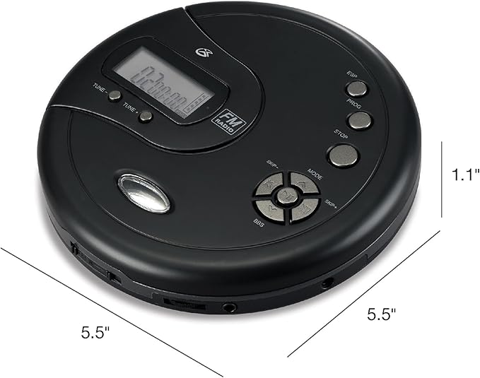 GPX PC332B Portable CD Player - Image 3