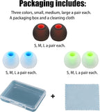 Silicone Earbud Tips Replacement Ear Tips Earbud Covers Fit Most in-Ear Earbuds - Image 7